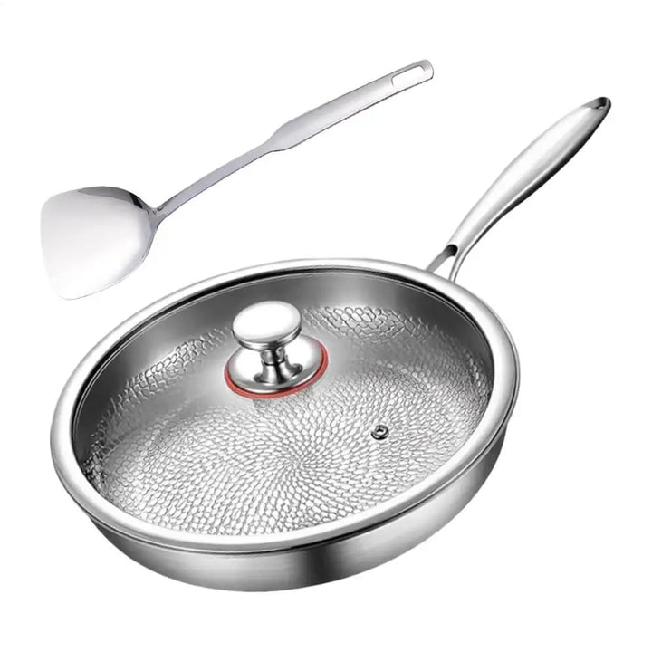 Titanium Alloy Frying Pan front view