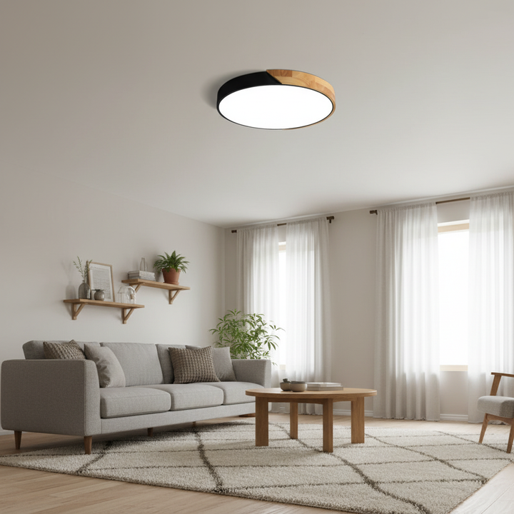 Scandinavian Wooden Ceiling Light 6