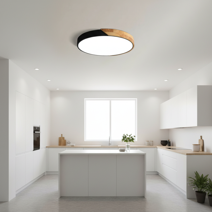 Scandinavian Wooden Ceiling Light 7