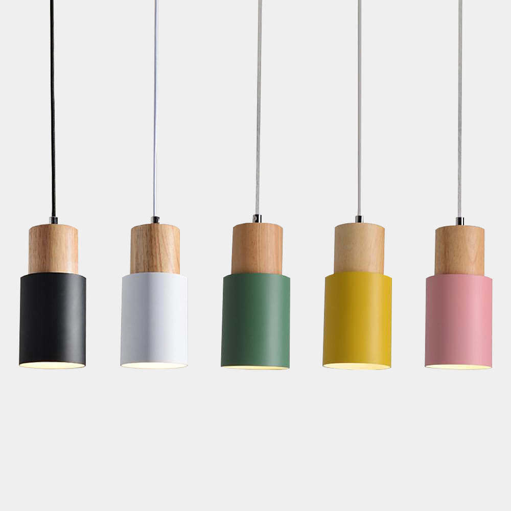 Scandinavian Wooden Pendant Light 1