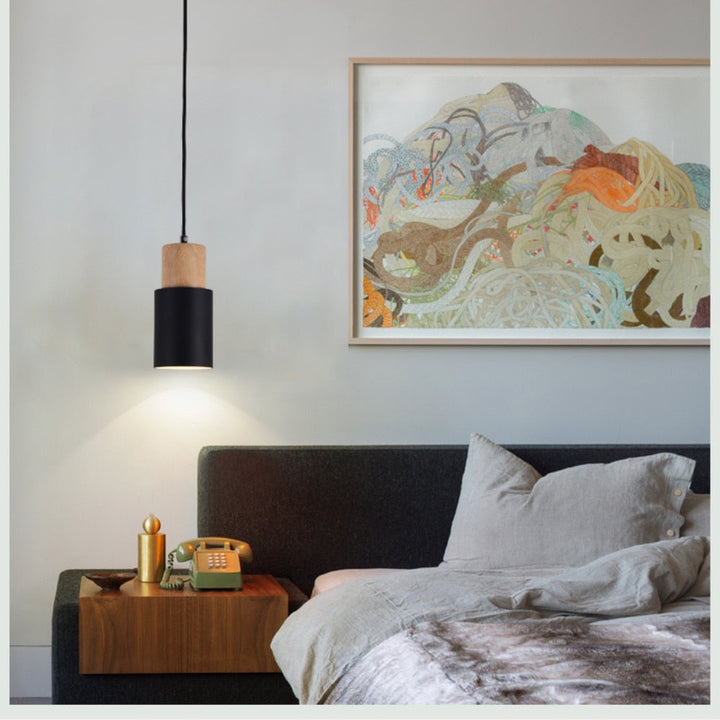 Scandinavian Wooden Pendant Light 4