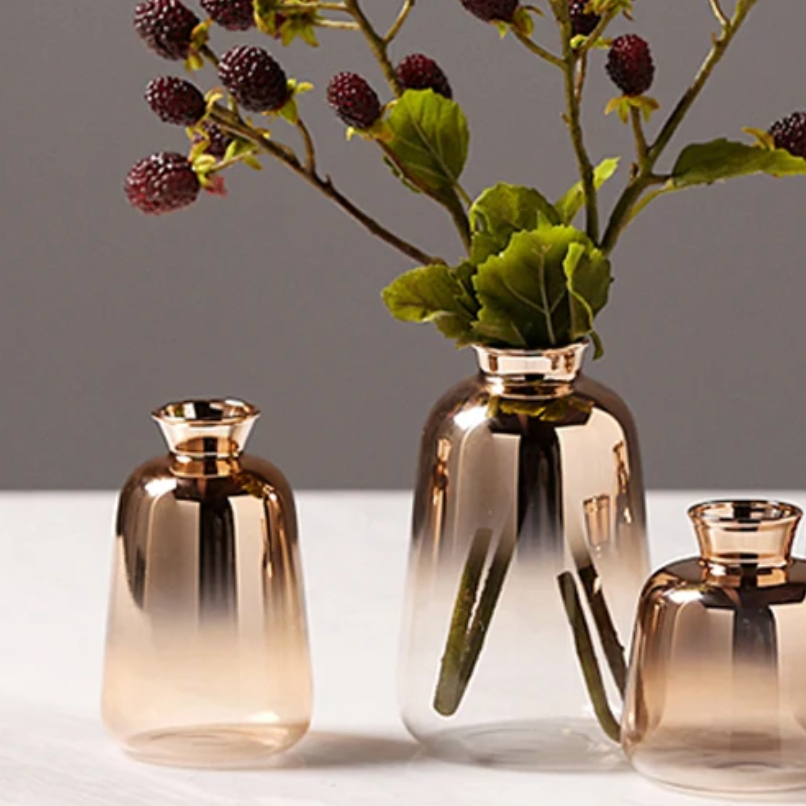 Rose Gold Gradient Glass Vase packaging