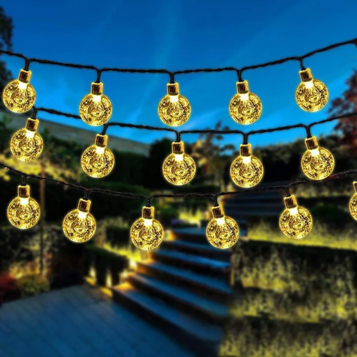 Solar Twinkle Lights feature highlights graphic