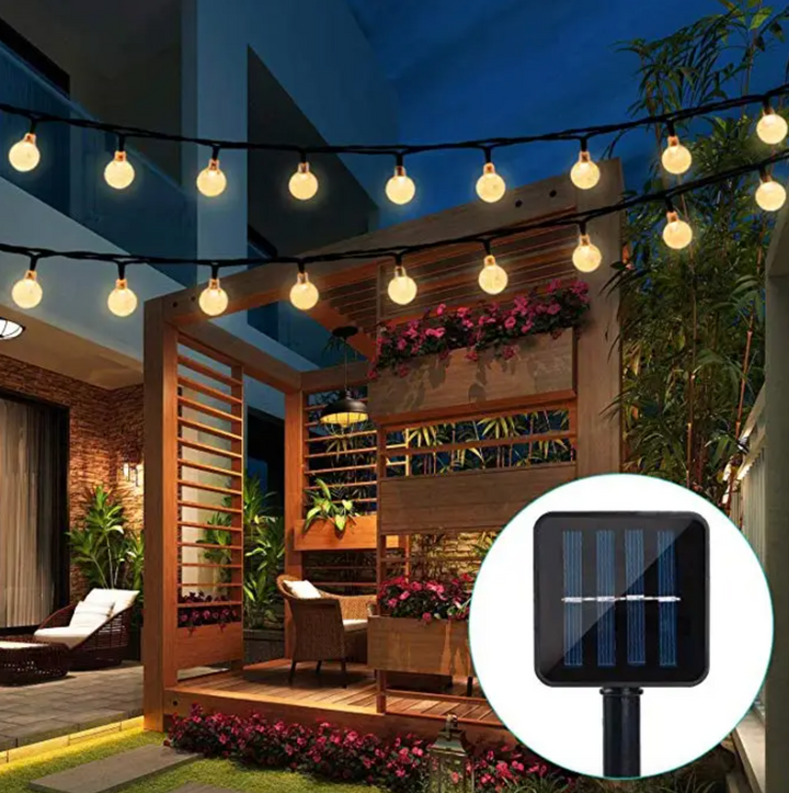 Warm Glow Solar Fairy Lights