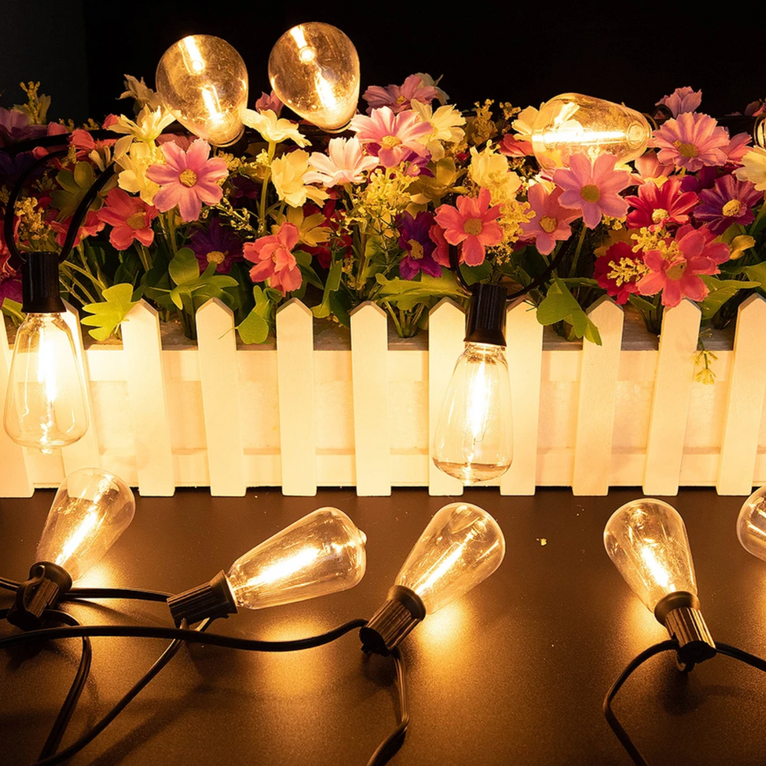 PVC Weatherproof Patio String Lights dimensions