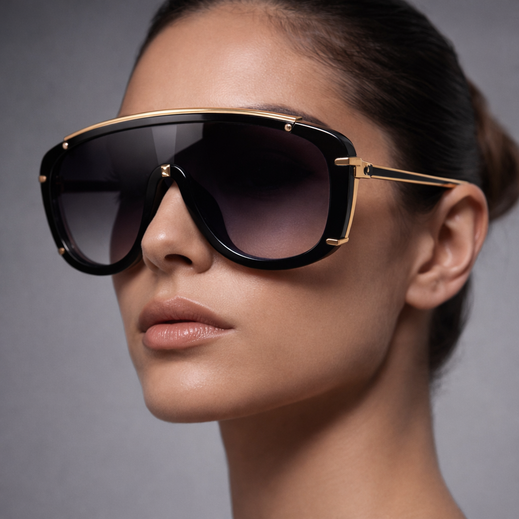 Sculpted Frame Mens Sunglasses 5