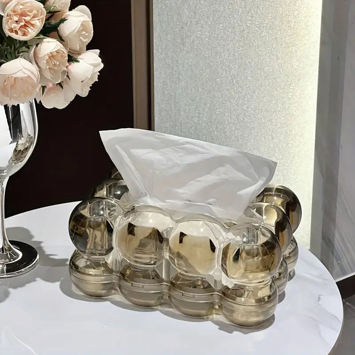 Sculptural Acrylic Tissue Box Cover 1