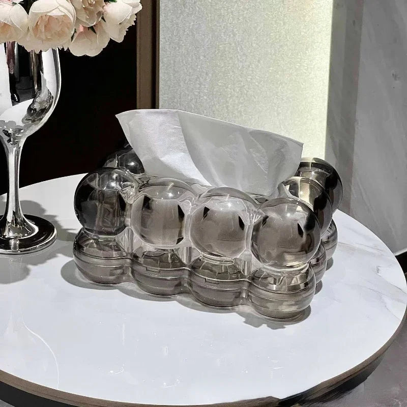 Sculptural Acrylic Tissue Box Cover 2