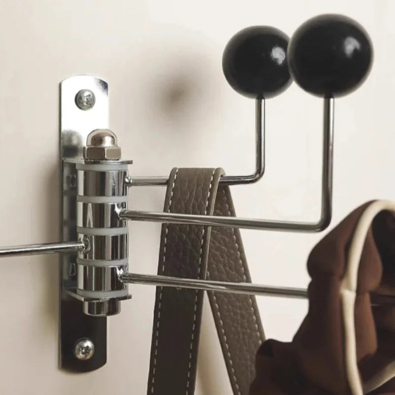 Sculptural Black Coat Hooks 2