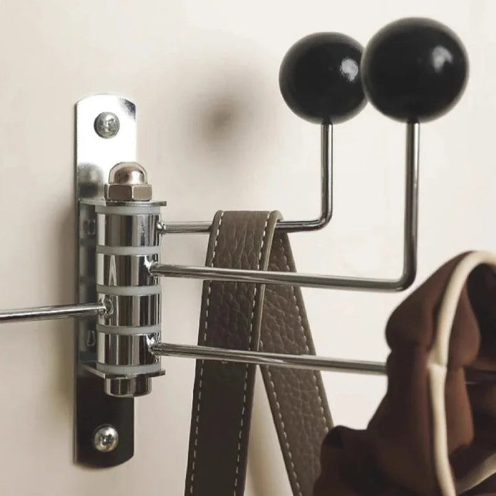 Sculptural Black Coat Hooks 2
