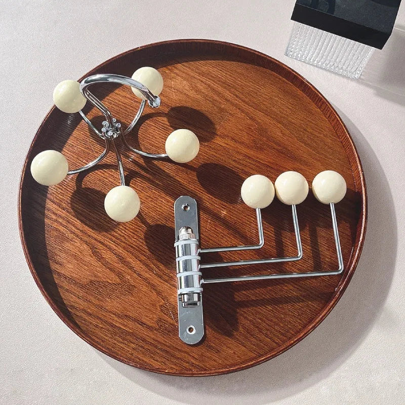 Sculptural Black Coat Hooks 3