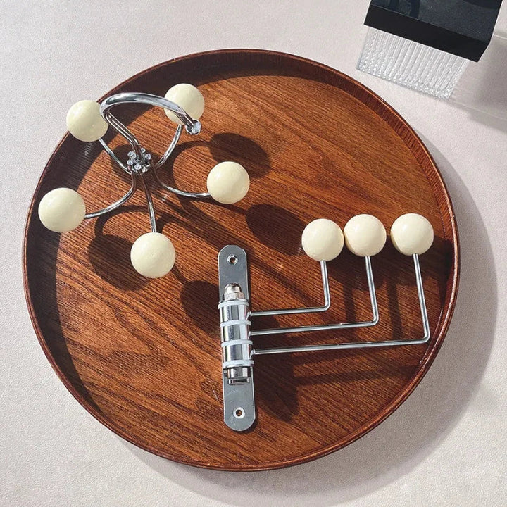 Sculptural Black Coat Hooks 3