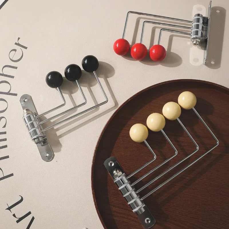 Sculptural Black Coat Hooks 4