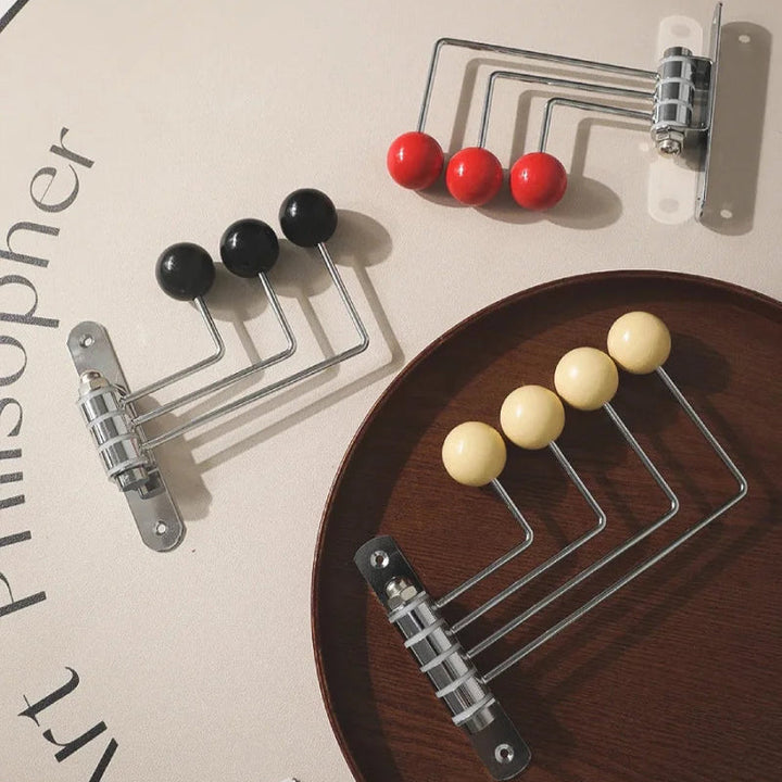 Sculptural Black Coat Hooks 4
