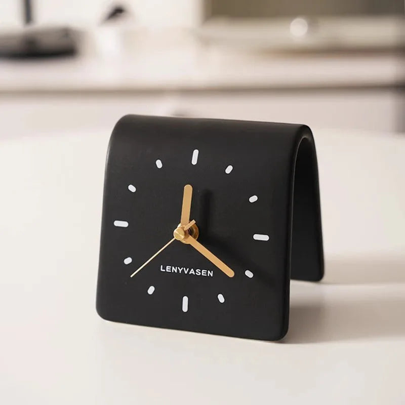 Sculptural Ceramic Desk Clock 11
