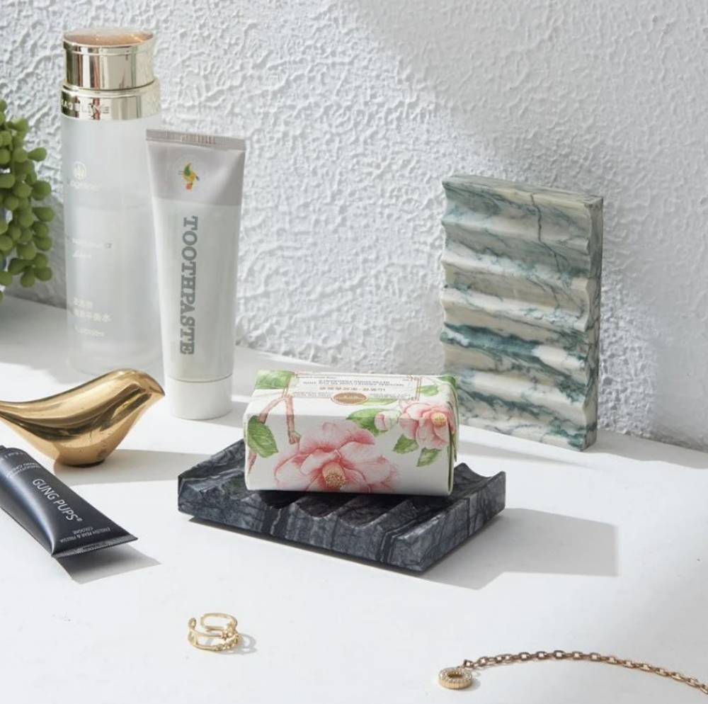 Sculptural Ceramic Soap Dish