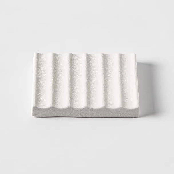 Sculptural Ceramic Soap Dish 0