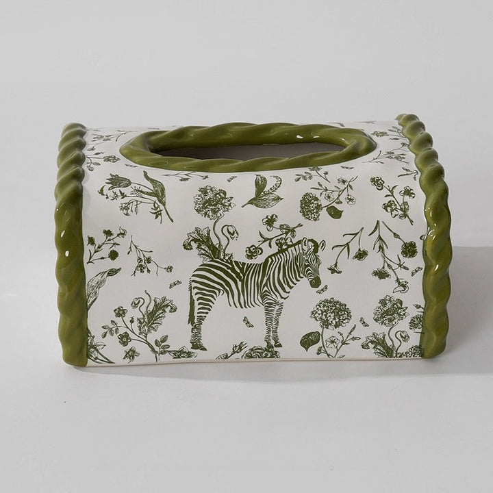 Sculptural Ceramic Tissue Box Cover 1