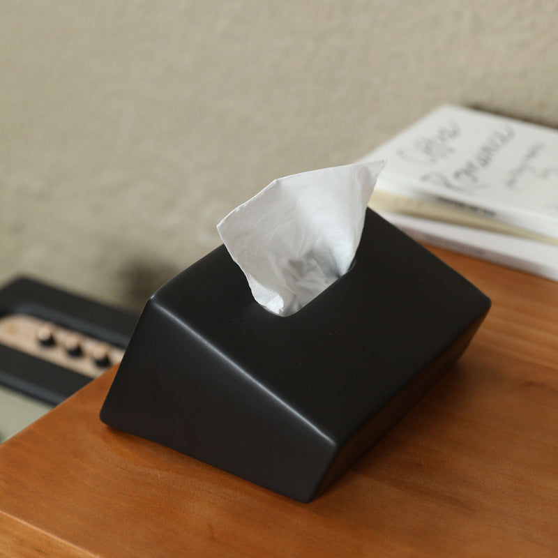 Sculptural Ceramic Tissue Box Cover 2