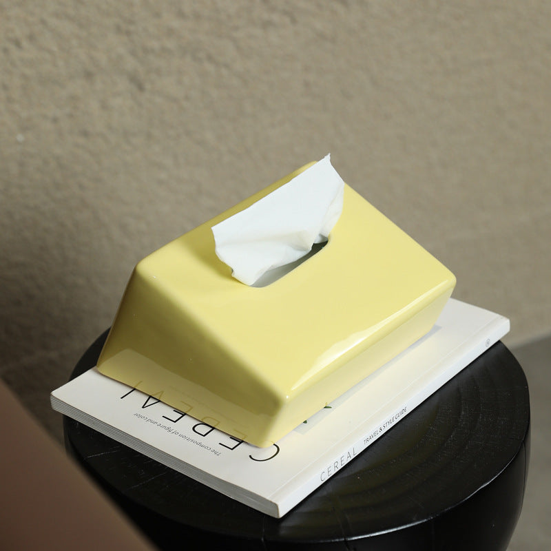 Sculptural Ceramic Tissue Box Cover 3
