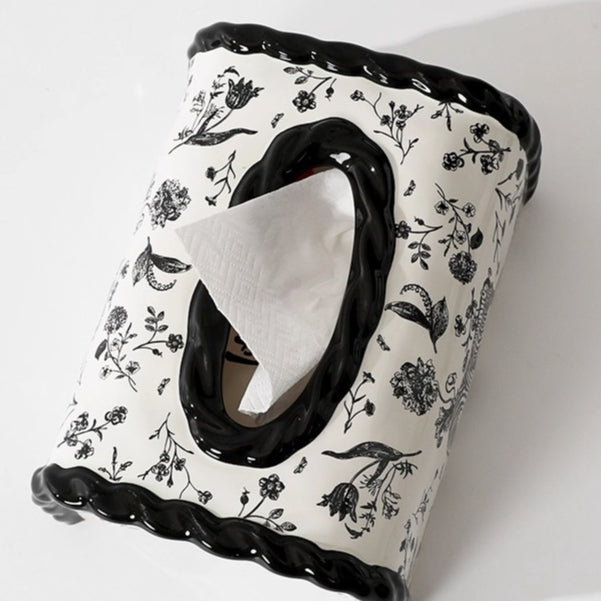 Sculptural Ceramic Tissue Box Cover 3
