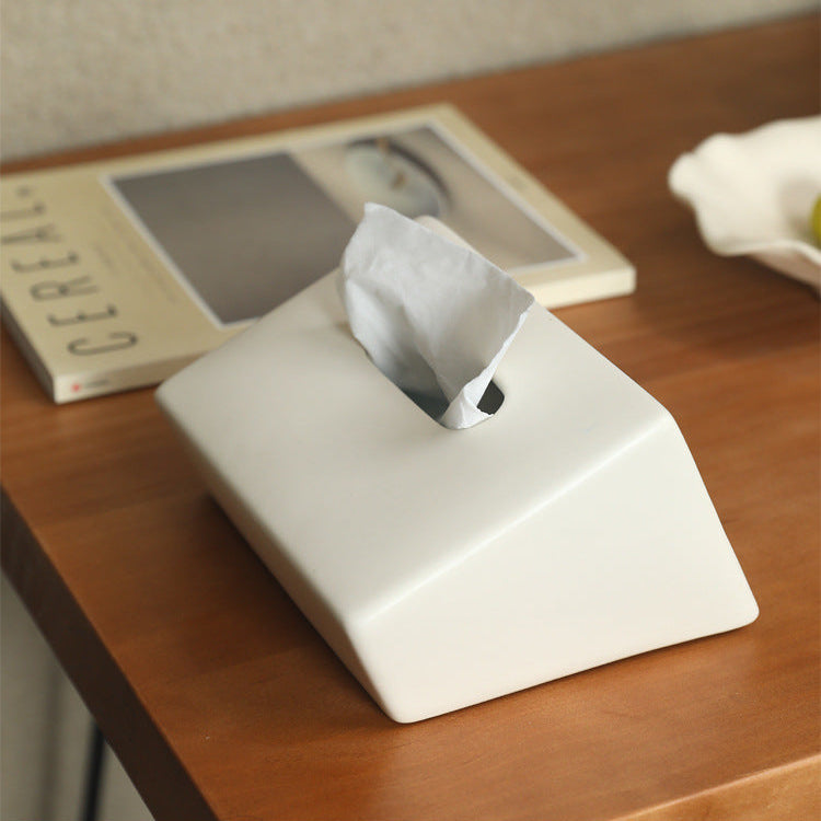 Sculptural Ceramic Tissue Box Cover 4