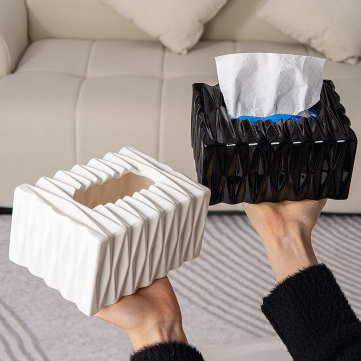 Sculptural Ceramic Tissue Box Cover 4