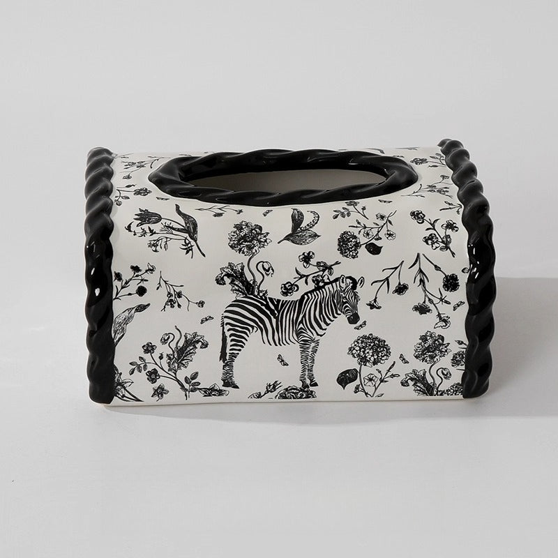 Sculptural Ceramic Tissue Box Cover 4