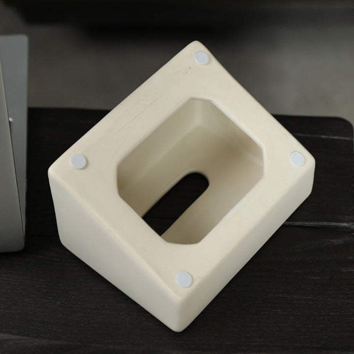 Sculptural Ceramic Tissue Box Cover 5