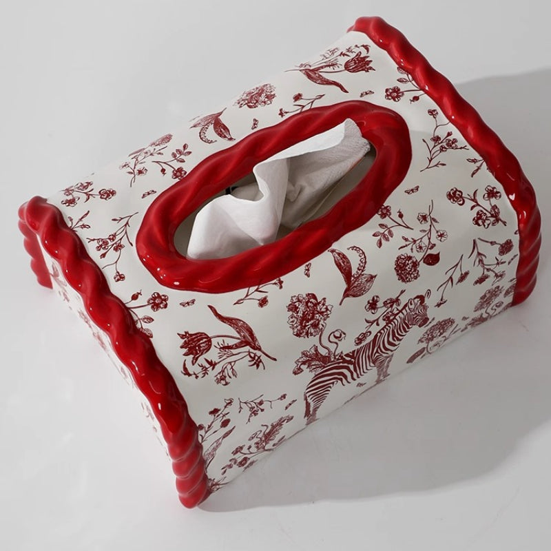 Sculptural Ceramic Tissue Box Cover 6