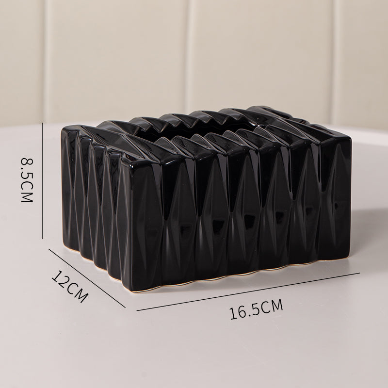 Sculptural Ceramic Tissue Box Cover 7