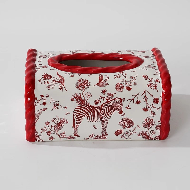 Sculptural Ceramic Tissue Box Cover 7