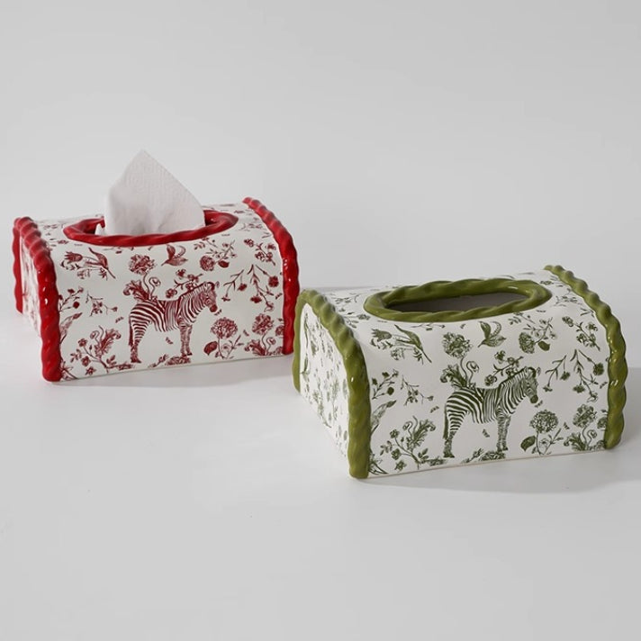 Sculptural Ceramic Tissue Box Cover 8