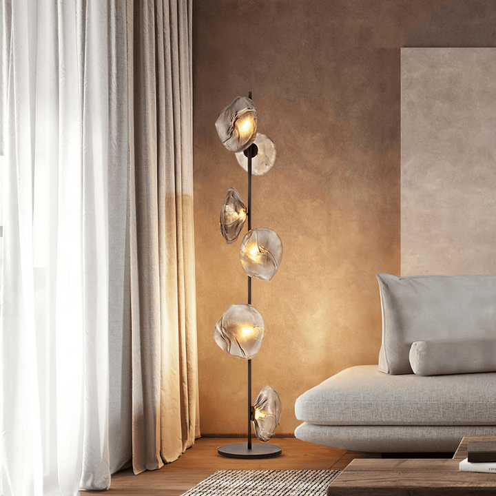 Sculptural Glass Floor Lamp 11