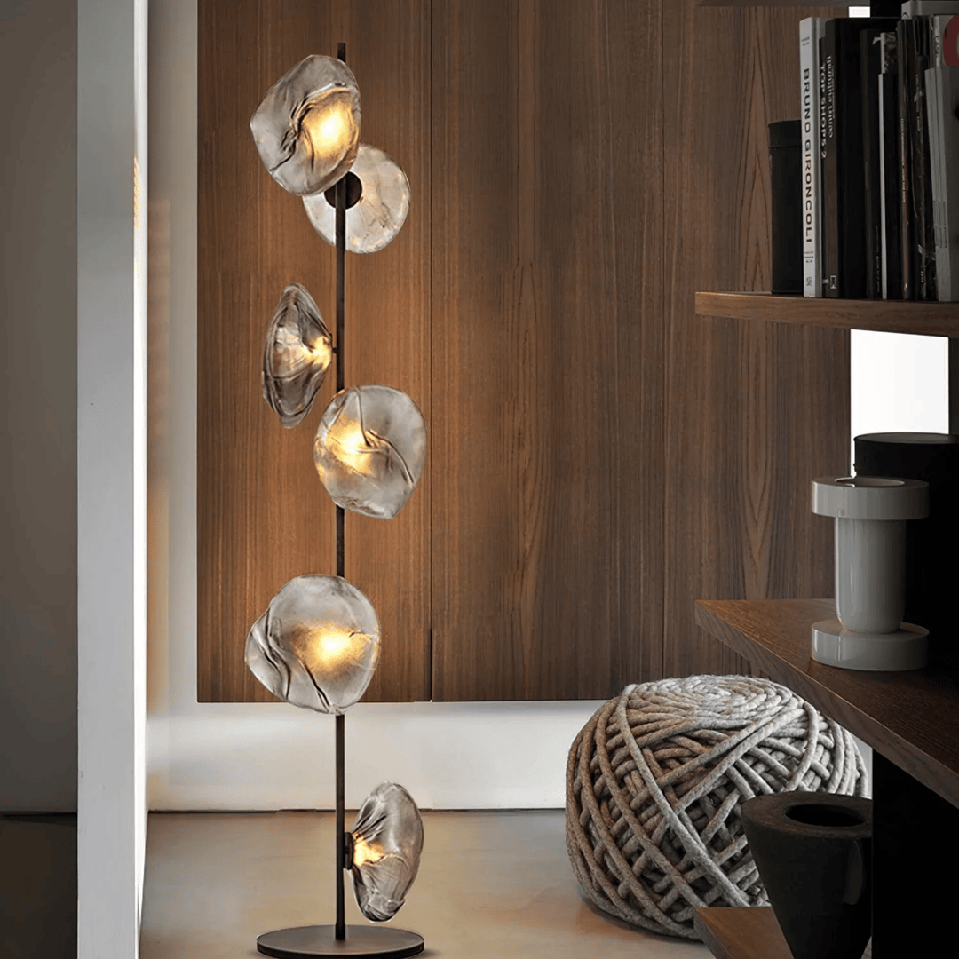 Sculptural Glass Floor Lamp 8