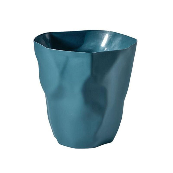 Sculptural Matte Plastic Trash Can 2