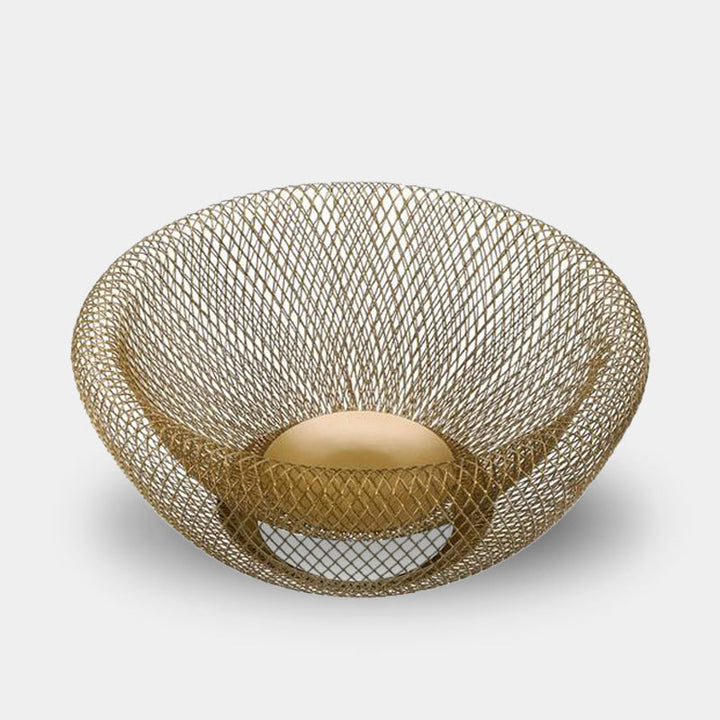 Sculptural Metal Fruit Bowl 1