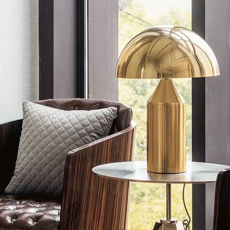 Sculptural Metal Table Lamp 2