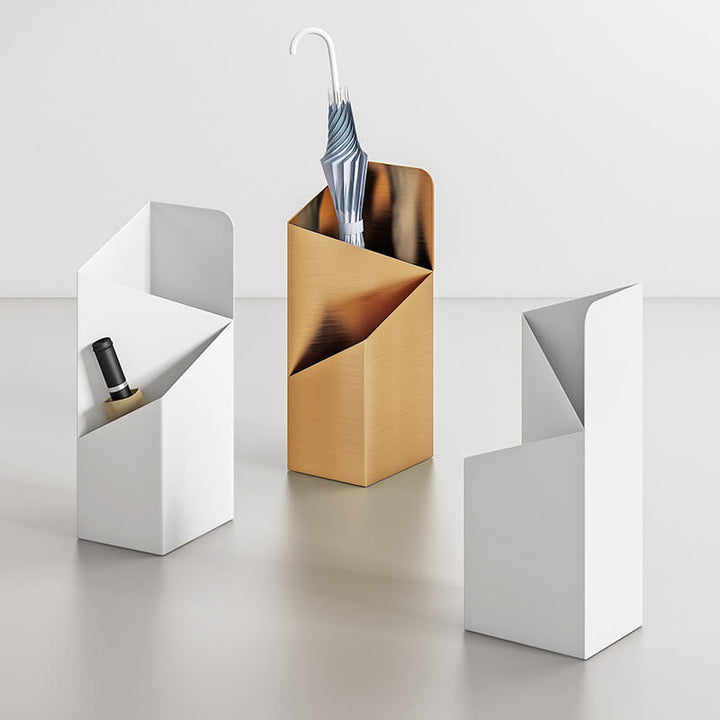 Sculptural Metal Umbrella Stand 4