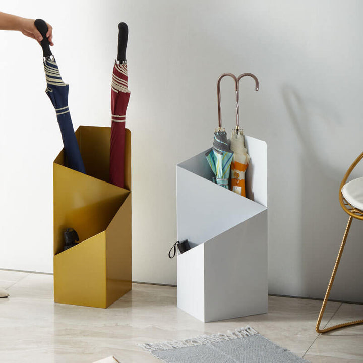 Sculptural Metal Umbrella Stand 6
