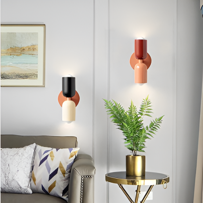 Sculptural Metal Wall Sconce 2