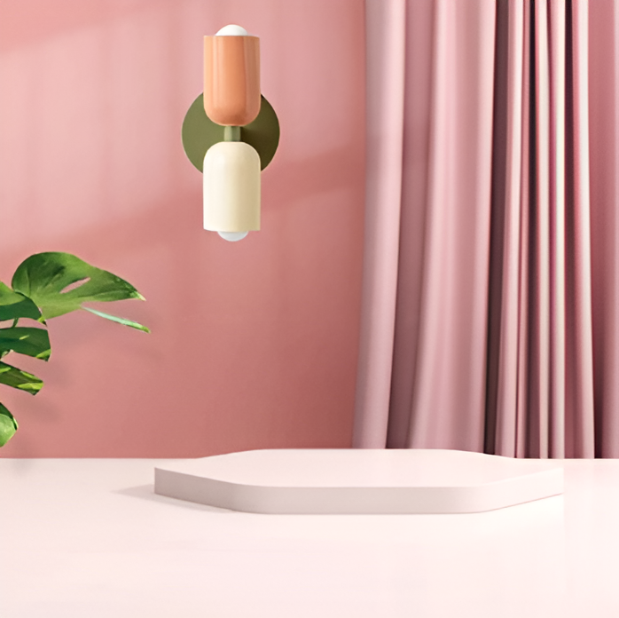 Sculptural Metal Wall Sconce 3