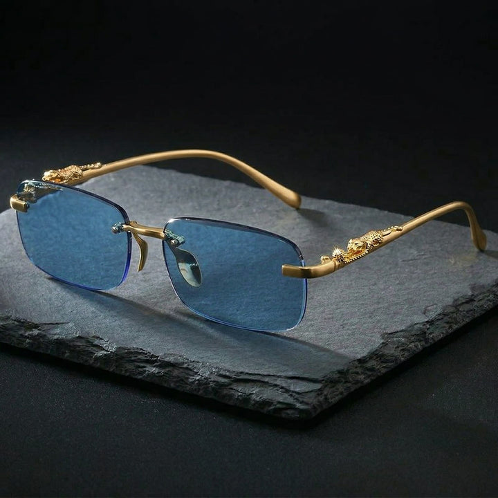 Sculptural Rimless Sunglasses 0