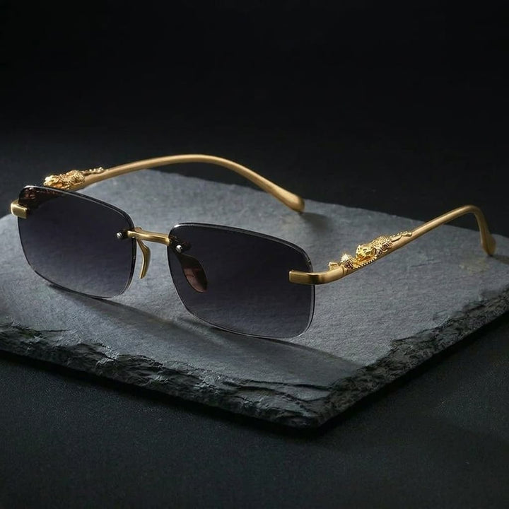 Sculptural Rimless Sunglasses 3