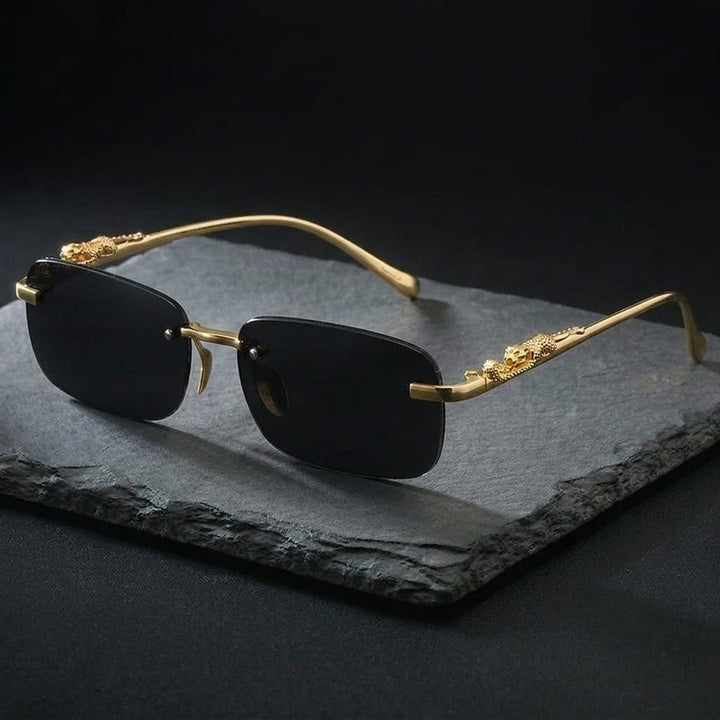 Sculptural Rimless Sunglasses 4