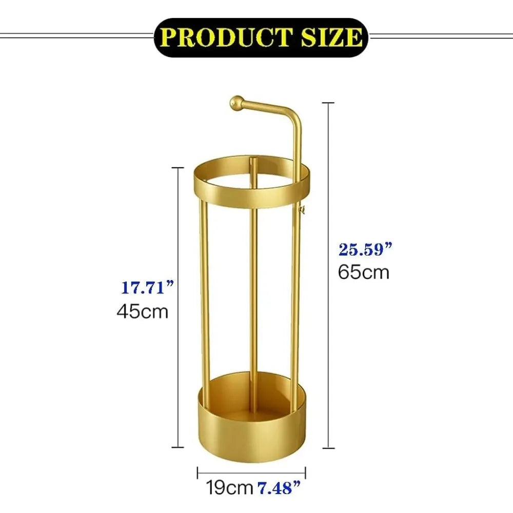 Two-Tone Metal Umbrella Stand hook detail