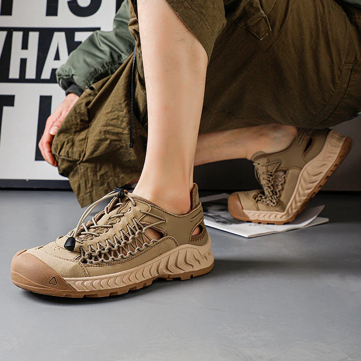 Suede-Mesh Water Shoes color options