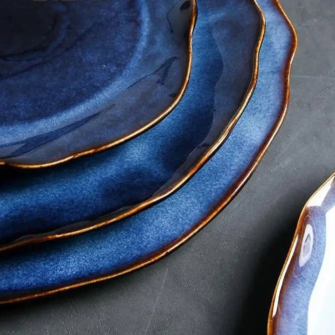Hand-Glazed 4-Piece China Set