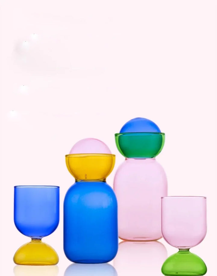Color-Block Pitcher & Cup Set