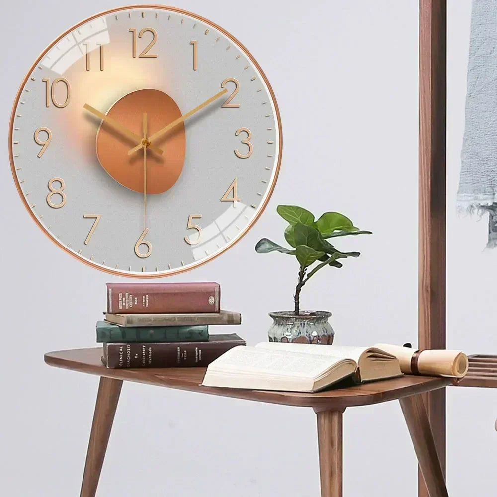 Silent Round Wall Clock